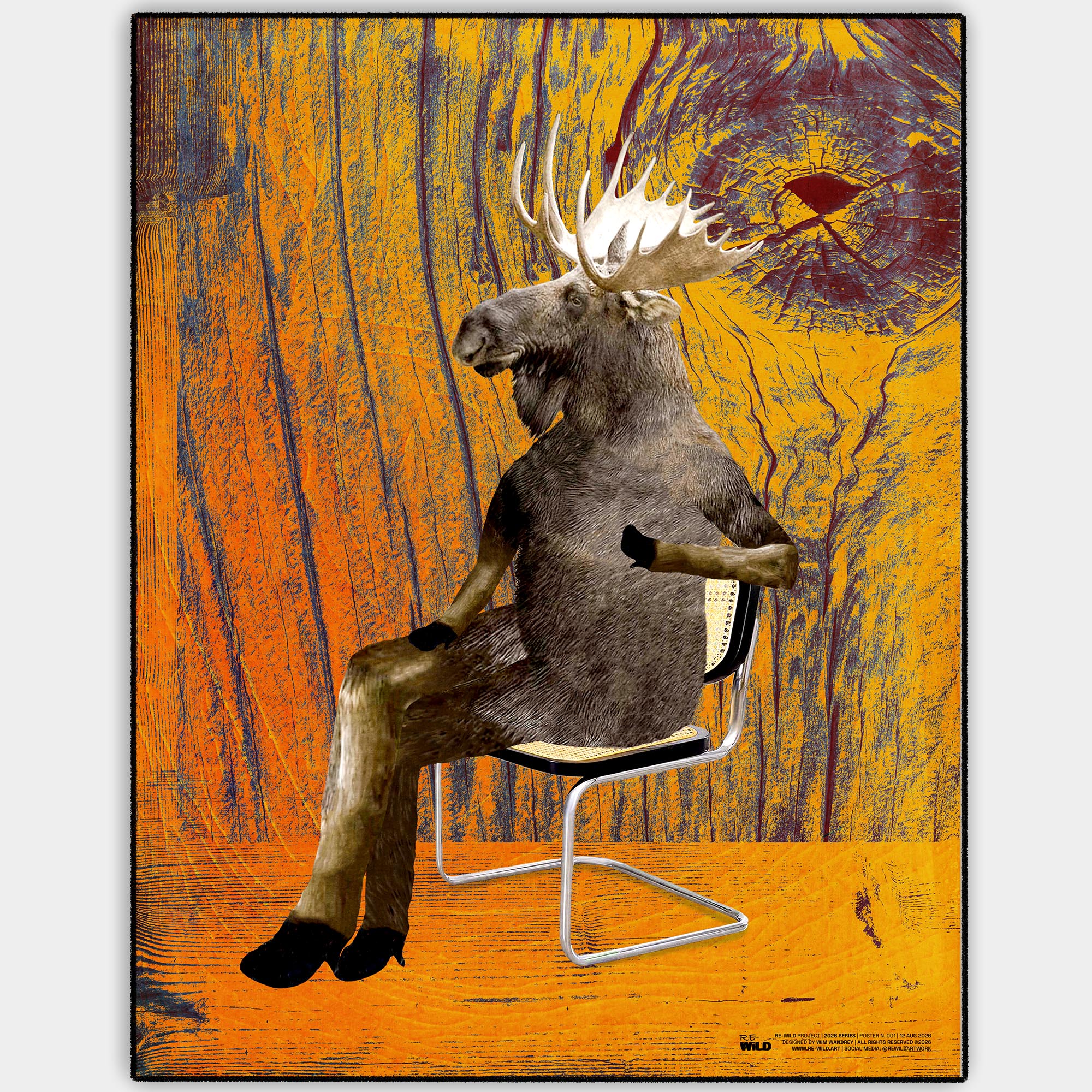 Elch – RE-WILD Poster