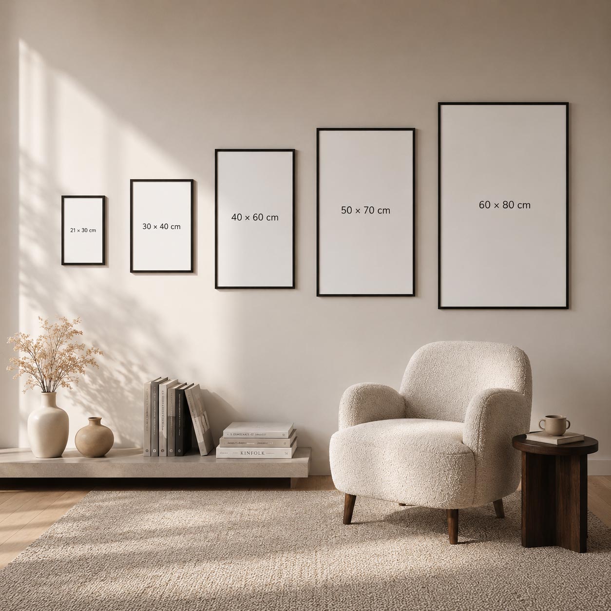 Größenverhältnisse der Poster